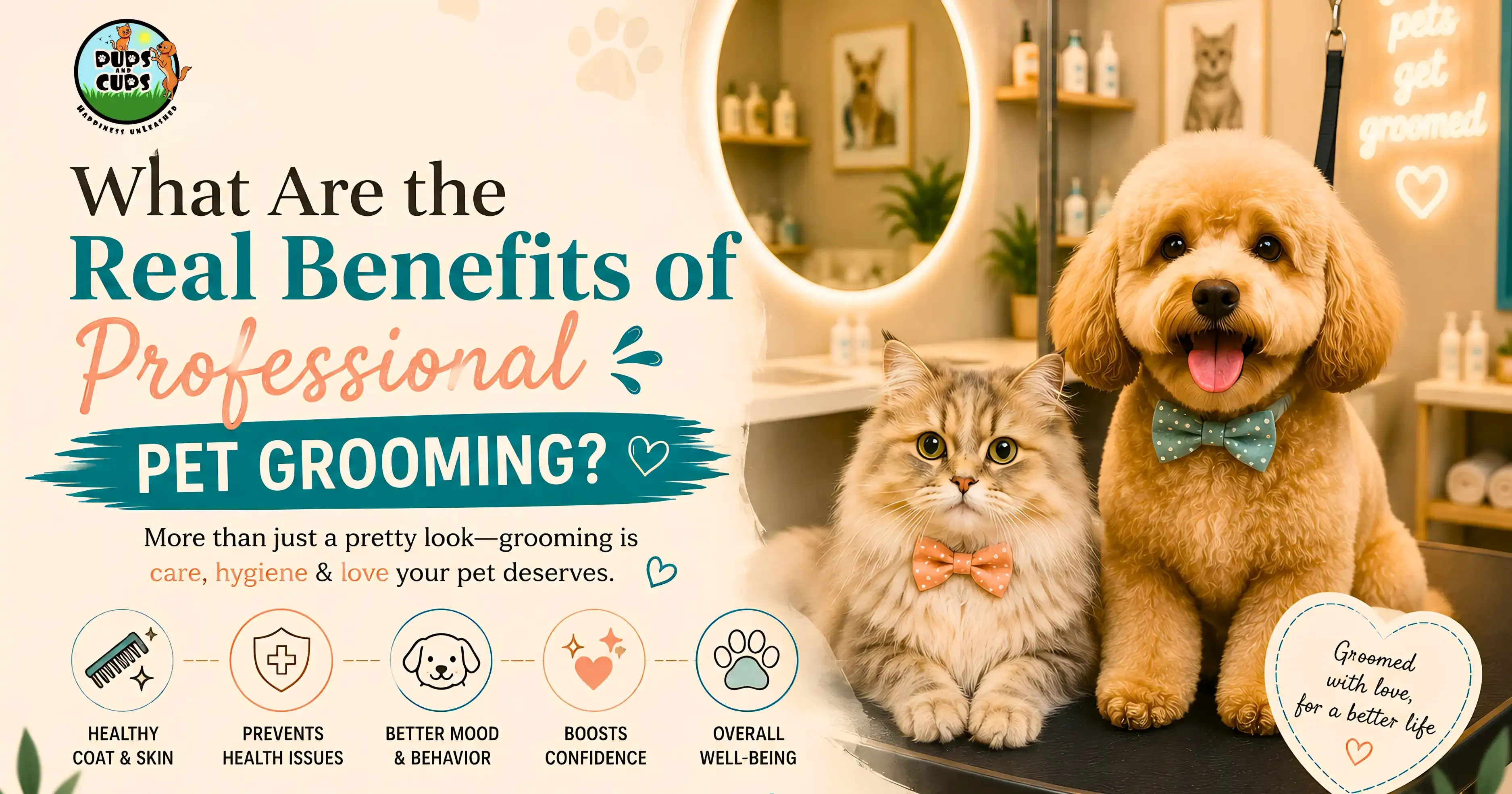 Professional pet grooming