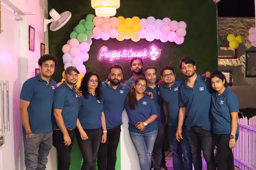 The dog park at sunset